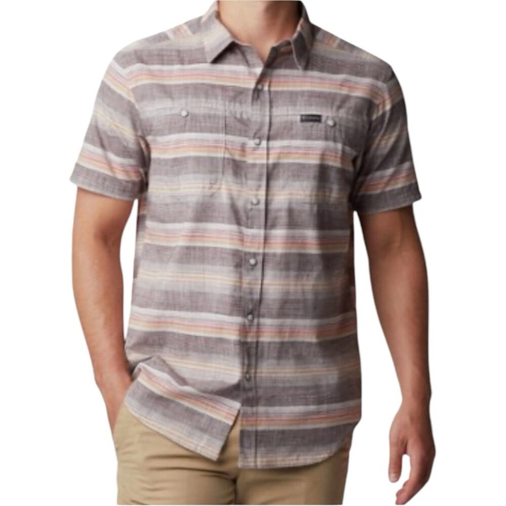 Columbia Men's Leadville Ridge II Short Sleeve Hiking Shirt Size Large